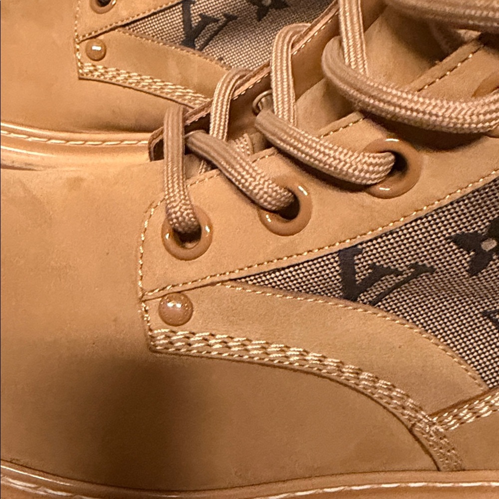 Louis Vuitton Tan and Brown Men's Boots - Picture 4 of 11